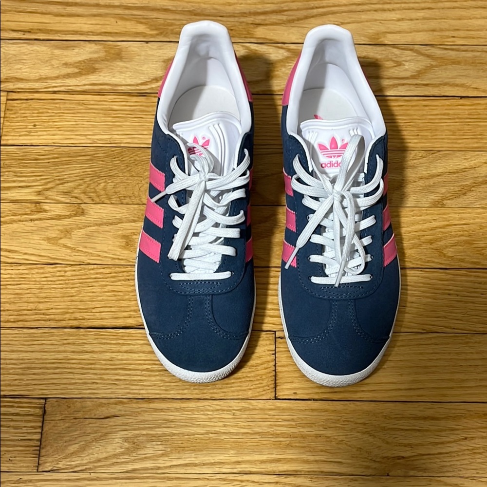 Adidas Blue and Pink Sneakers Classic Design